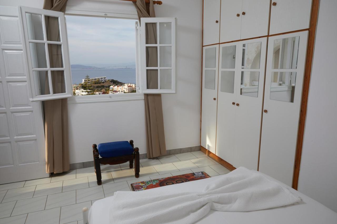 180° View To Sea Villa Vathí Exterior foto