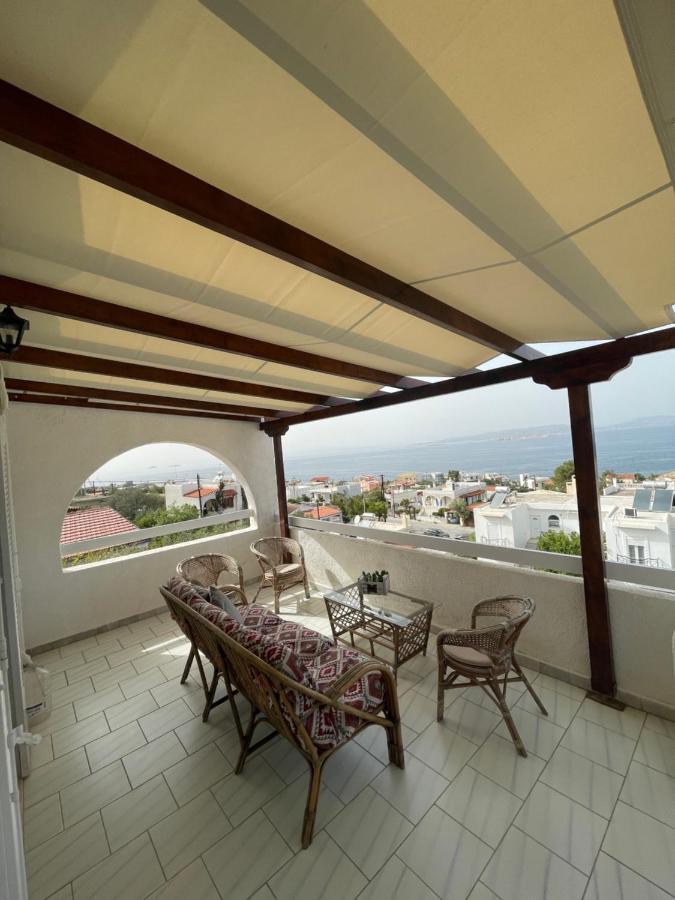 180° View To Sea Villa Vathí Exterior foto